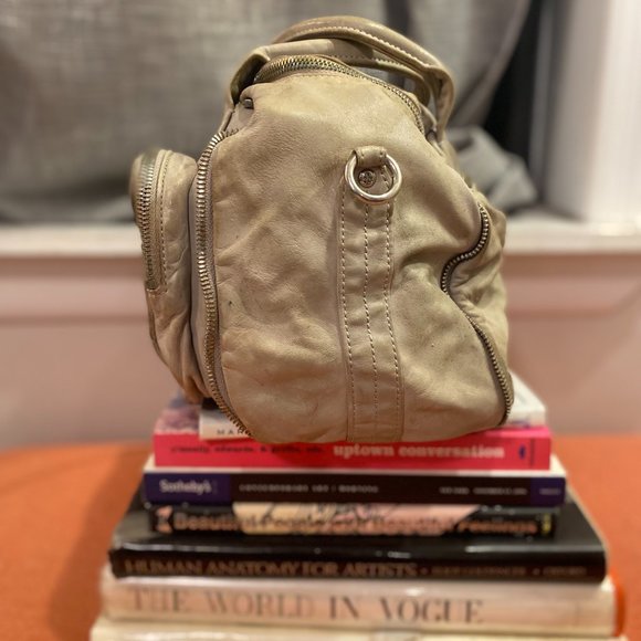 Alexander Wang Pale/Light Gray Leather Handbag - Picture 3 of 5